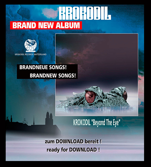 Das neue KROKODIL Album 'Beyond The Eye' ist zum Download bereit / The new KROKODIL album 'Beyond the Eye' is ready for download