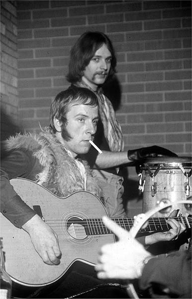  hardy und düde beim proben 1968 