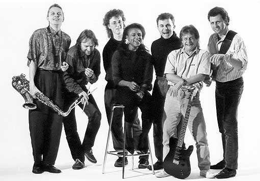  v.l.n.r.: Christian Ostermeier - Düde Dürst - Erich Strebel - Jannete Dawkins - Bruno Bechter - Hans Buch - Beat Ramseier 